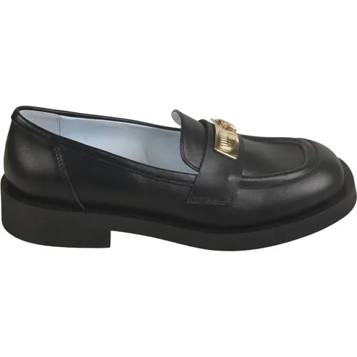 Schwarze flache Schuhe von Chiara Ferragni , Damen, Größe: 37 EU - Chiara Ferragni Collection - Modalova