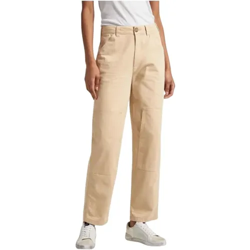 Worker Style Pants with Patch Details , female, Sizes: W25, W29, W28, W26, W30, W27 - Pepe Jeans - Modalova