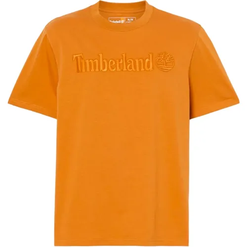 Klassisches T-Shirt mit kurzen Ärmeln , Herren, Größe: S - Timberland - Modalova