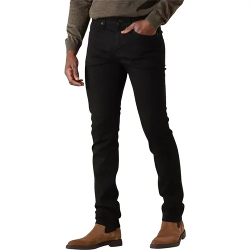 Boss , Schwarze Slim Fit Denim Jeans , Herren, Größe: W32 L32 - Boss Black - Modalova