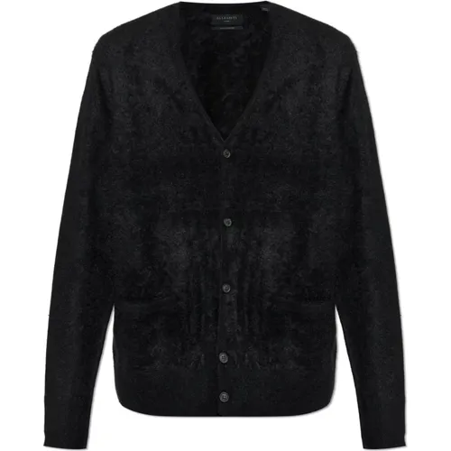 Kaschmir-Strickjacke Abel , Herren, Größe: L - AllSaints - Modalova