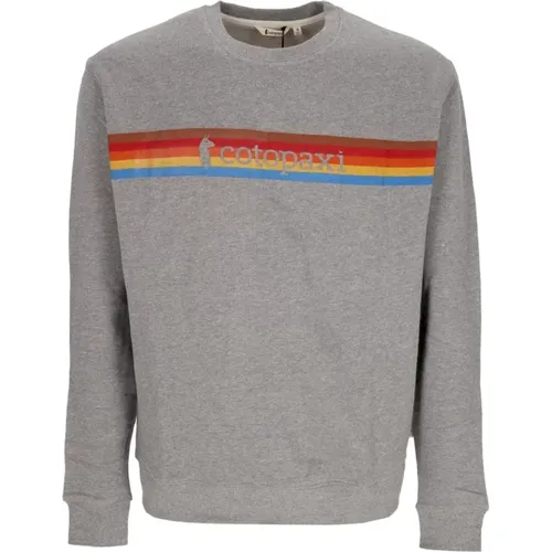 Sweatshirts, male, , Size: XL Retro Style Crewneck Sweatshirt Heather Grey - Cotopaxi - Modalova