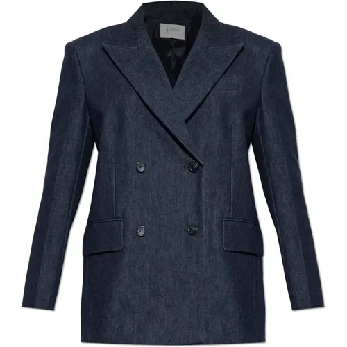 Denim Jackets, female, , Size: 2XS Ancella Denim Blazer - SPORTMAX - Modalova