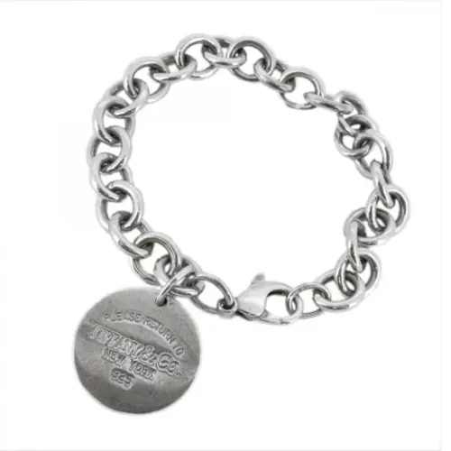 Pre-owned Jewellery, female, , Size: ONE SIZE Pre-owned Silver bracelets - Tiffany & Co. Pre-owned - Modalova