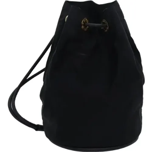 Pre-owned Bucket Bags, female, , Size: ONE SIZE Pre-owned Nylon celine-bags - Celine Vintage - Modalova