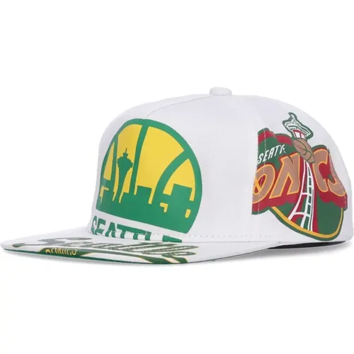 Caps, unisex, , Size: ONE SIZE Seattle Supersonics Flat Brim Cap - Mitchell & Ness - Modalova