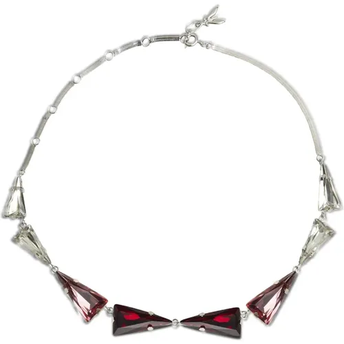 Halskette Messing und Glas Halskette,HALSKETTE Messing- und Glashalskette - PATRIZIA PEPE - Modalova