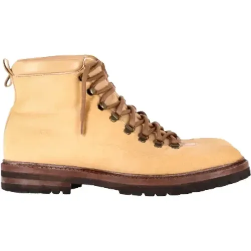 Pre-owned Leather boots , female, Sizes: 7 1/2 UK - Manolo Blahnik Pre-owned - Modalova