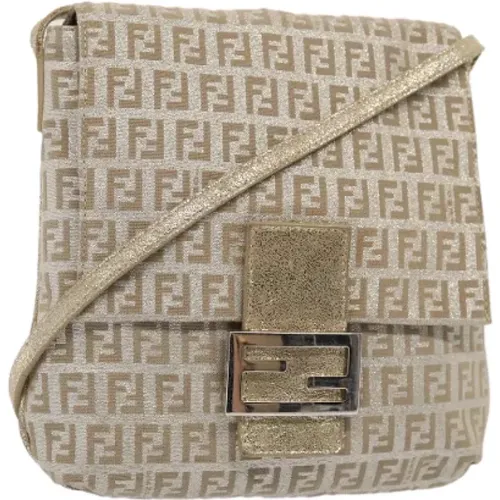 Pre-owned Cross Body Bags, female, , Size: ONE SIZE Pre-owned Canvas fendi-bags - Fendi Vintage - Modalova