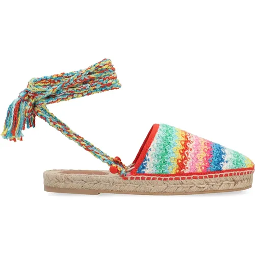 Regenbogen Schnür-Espadrilles , Damen, Größe: 37 EU - Alanui - Modalova