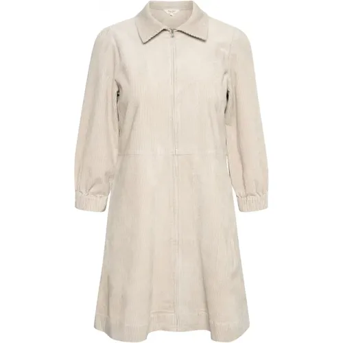Short Day Dress Eyvor in Cord Fabric , female, Sizes: S - Part Two - Modalova