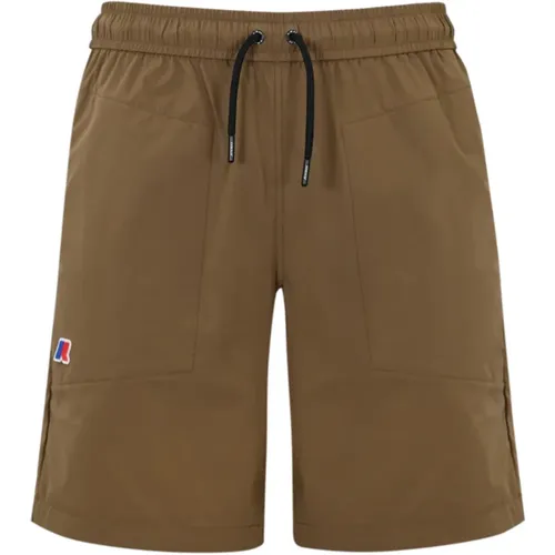 Nylon Elastic Waist Shorts , male, Sizes: M, L, XL, S - K-way - Modalova