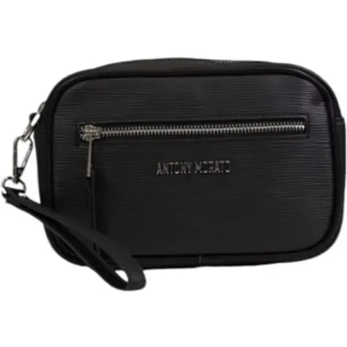 Toilet Bags, male, , Size: ONE SIZE Polyurethane Travel Bag - Antony Morato - Modalova