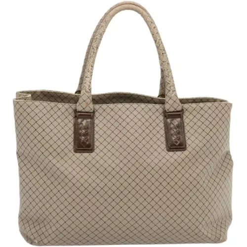 Pre-owned Tote Bags, female, , Size: ONE SIZE Pre-owned Canvas totes - Bottega Veneta Vintage - Modalova