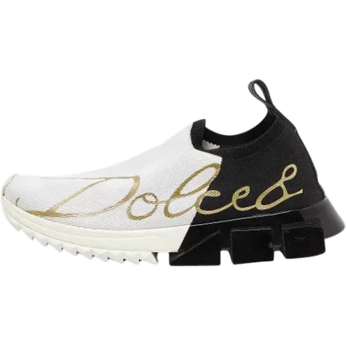 Pre-owned Stoff sneakers - Dolce & Gabbana Pre-owned - Modalova