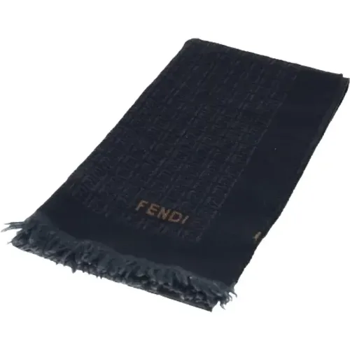 Pre-owned Wool scarves , female, Sizes: ONE SIZE - Fendi Vintage - Modalova