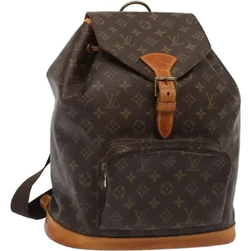 Pre-owned Backpacks, female, , Size: ONE SIZE Pre-owned Canvas backpacks - Louis Vuitton Vintage - Modalova