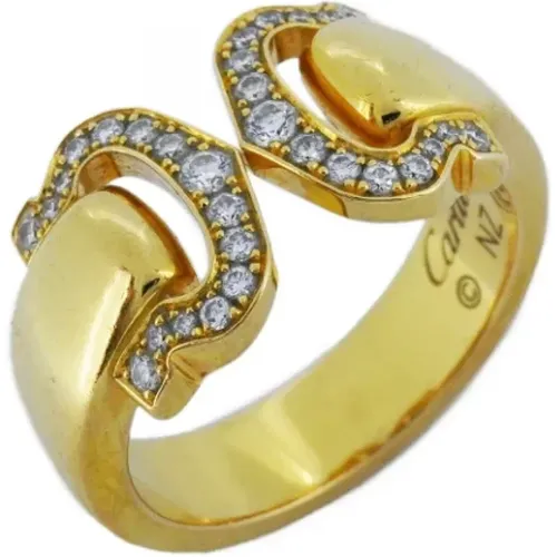 Pre-owned Jewellery, female, , Size: ONE SIZE Pre-owned Gold rings - Cartier Vintage - Modalova