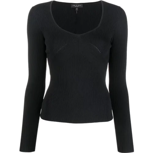 Long Sleeve Casual Sweater , female, Sizes: XL, L - Rag & Bone - Modalova