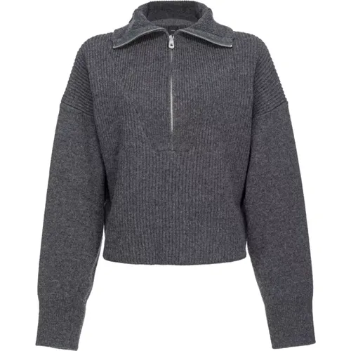 Grey Sweater Collection , female, Sizes: S, XS - pinko - Modalova