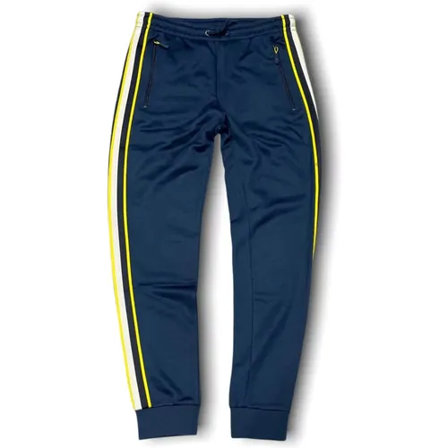 Sweatpants, male, , Size: M Navy Regular Jogg Pant - Bikkembergs - Modalova