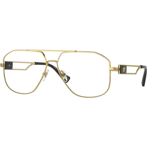 Gold Eyewear Frames, Gold Eyewear Frames - Versace - Modalova