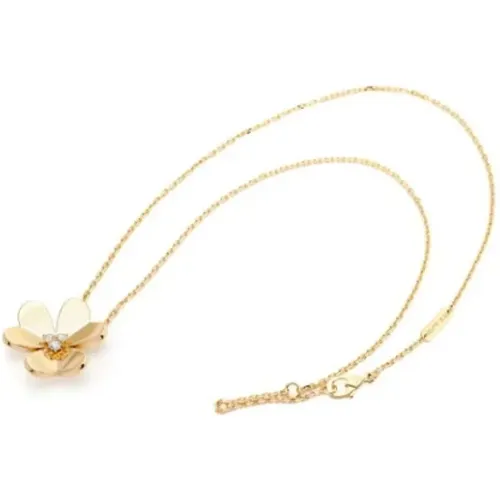 Pre-owned Jewellery, female, , Size: ONE SIZE Pre-owned Gold necklaces - Van Cleef & Arpels Pre-owned - Modalova