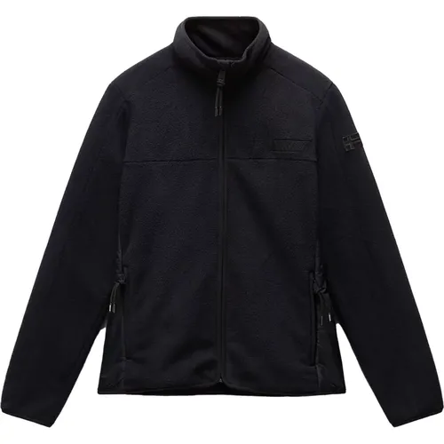 Zip-throughs, male, , Size: XS Yupik Micropile Full Zip Fleece - Napapijri - Modalova