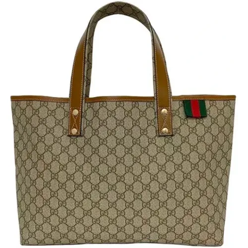 Pre-owned Tote Bags, female, , Size: ONE SIZE Pre-owned Canvas totes - Gucci Vintage - Modalova