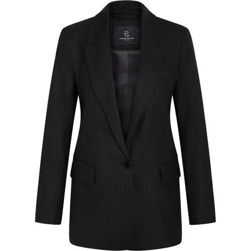 Pinstripe Blazer Elegant Long Sleeve , female, Sizes: M - Bruuns Bazaar - Modalova