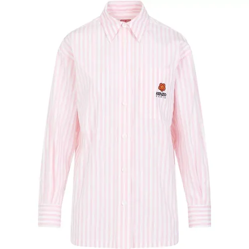 Rose Clair Cotton Shirt , female, Sizes: 2XS, XS - Kenzo - Modalova