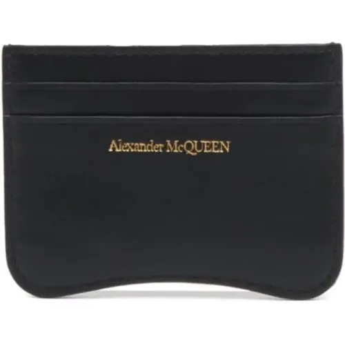 Leather Wallet with Card Slots , female, Sizes: ONE SIZE - alexander mcqueen - Modalova