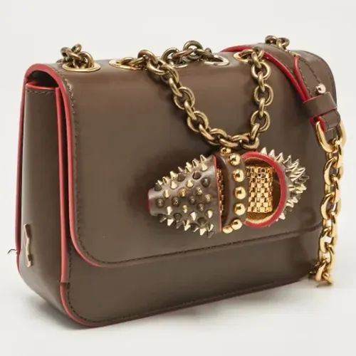 Pre-owned Cross Body Bags, female, , Size: ONE SIZE Pre-owned Leather shoulder-bags - Christian Louboutin Pre-owned - Modalova