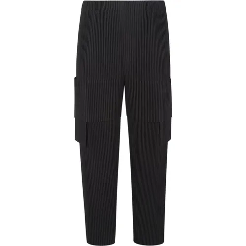 Wide Trousers, male, , Size: L Multi-Pocket Pants - Issey Miyake - Modalova