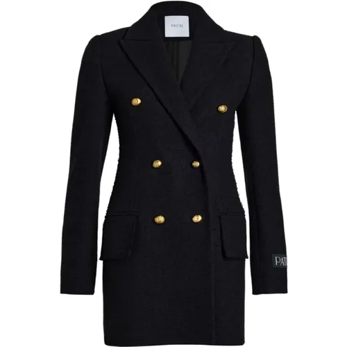 Wool Double-Breasted Coat , female, Sizes: S, XS, 2XS, M - Patou - Modalova