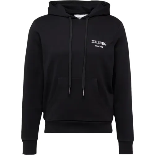 Hoodies, male, , Size: S 5C Felpa Hoodie Mens - Iceberg - Modalova