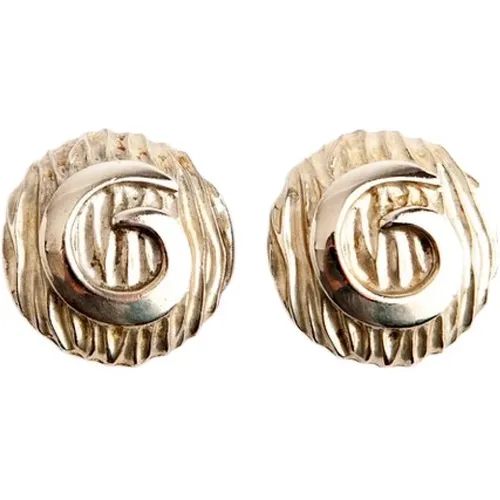 Pre-owned Jewellery, female, , Size: ONE SIZE Round Earclips - Givenchy Pre-owned - Modalova