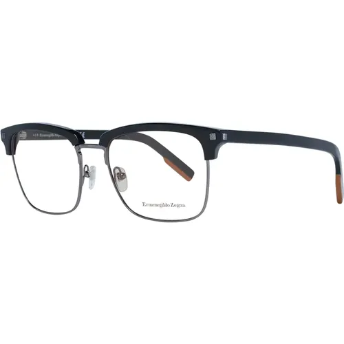 Schwarze Herren Optische Brillen - Ermenegildo Zegna - Modalova