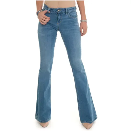 Retro Flared Jeans , female, Sizes: W27, W28, W26, W25 - Liu Jo - Modalova