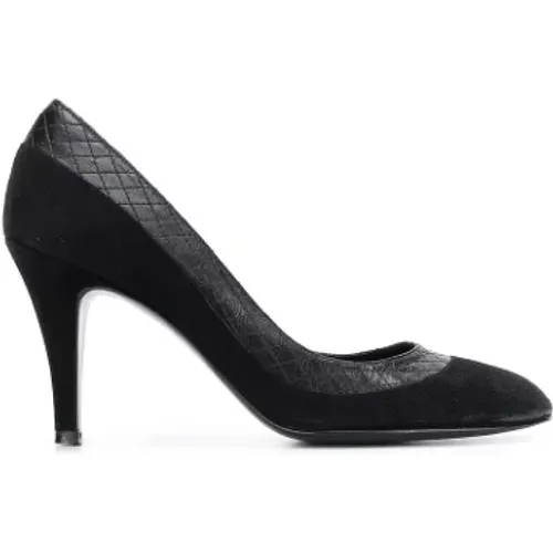 Pre-owned Suede heels , female, Sizes: 6 UK - Chanel Vintage - Modalova
