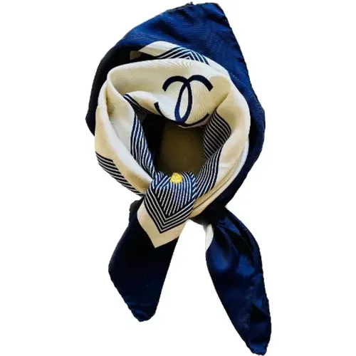 Pre-owned Silk scarves , female, Sizes: ONE SIZE - Chanel Vintage - Modalova