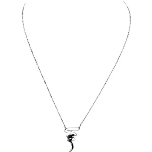 Pre-owned Jewellery, female, , Size: ONE SIZE Pre-owned Silver necklaces - Tiffany & Co. Pre-owned - Modalova