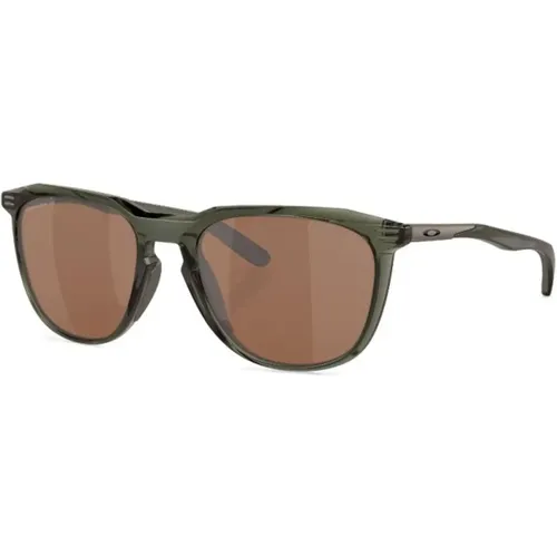 Square Frame Sunglasses Brown Tint , unisex, Sizes: ONE SIZE - Oakley - Modalova