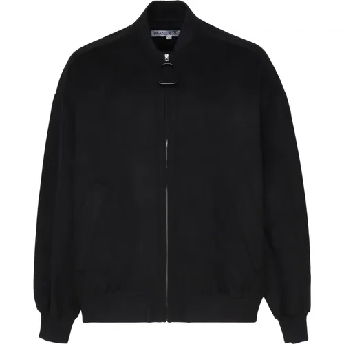 Bomber Jackets, male, , Size: L Wool Zip Jacket - JW Anderson - Modalova