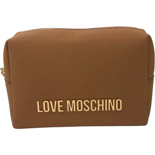 Toilet Bags, female, , Size: ONE SIZE Toilet Bag - Love Moschino - Modalova