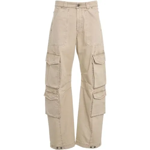 Wide Trousers, male, , Size: M Mens Clothing Trousers Ss24 - Golden Goose - Modalova