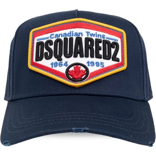 Cap with Visor , male, Sizes: ONE SIZE - Dsquared2 - Modalova