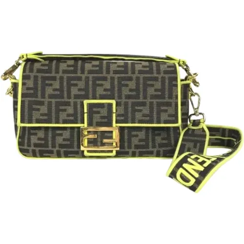 Pre-owned Cross Body Bags, female, , Size: ONE SIZE Pre-owned Canvas fendi-bags - Fendi Vintage - Modalova