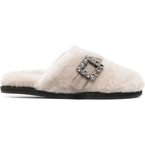 Slippers, female, , Size: 8 US Crystal Buckle Sandals - Roberto Festa - Modalova