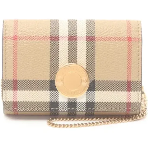 Pre-owned Wallets, female, , Size: ONE SIZE Pre-owned Canvas wallets - Burberry Vintage - Modalova